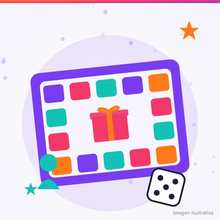 Juego de mesa familiar Carrera de Regalos