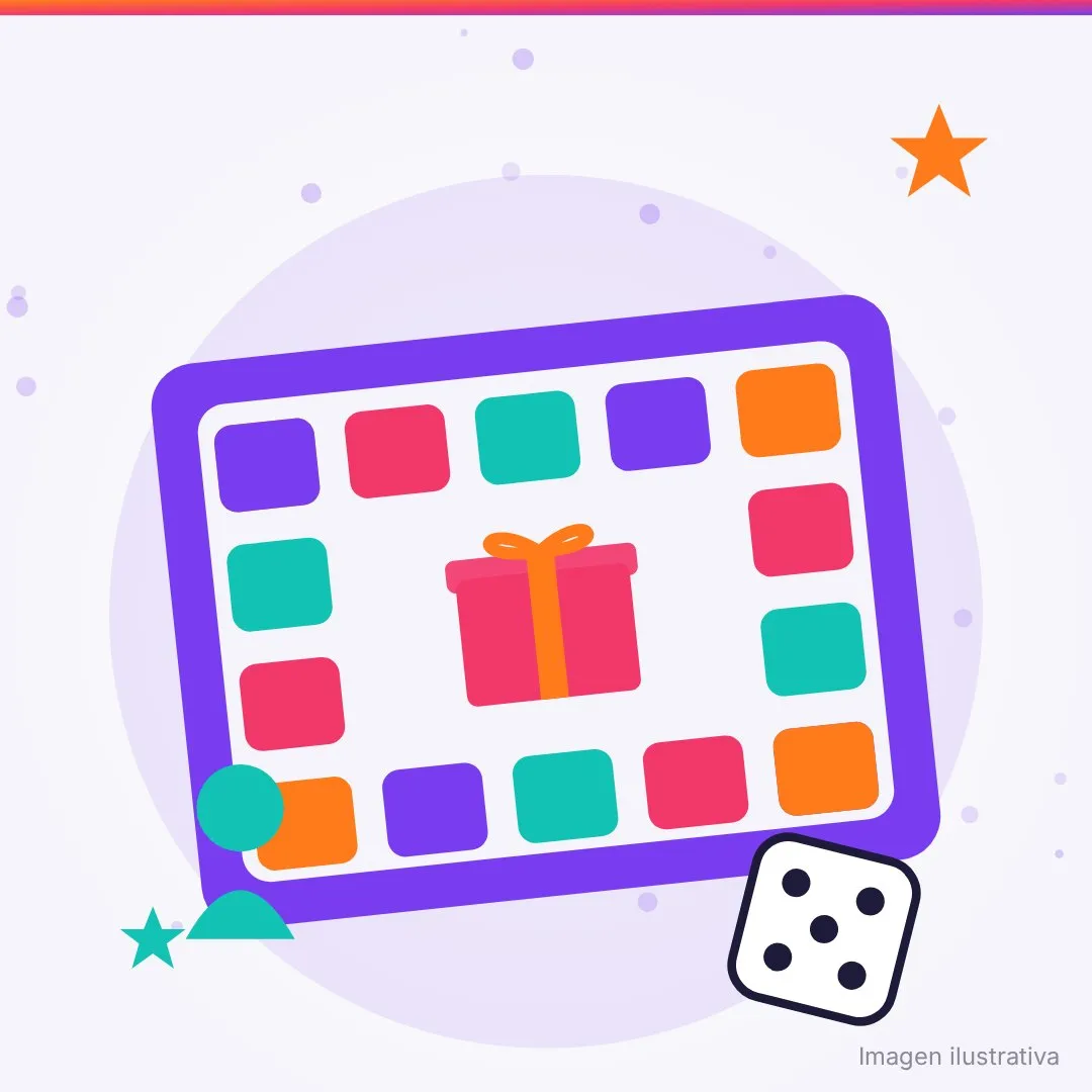 Juego de mesa familiar Carrera de Regalos