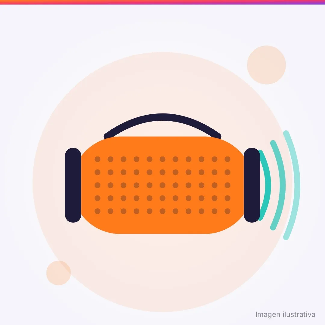 Bocina Bluetooth portátil resistente al agua