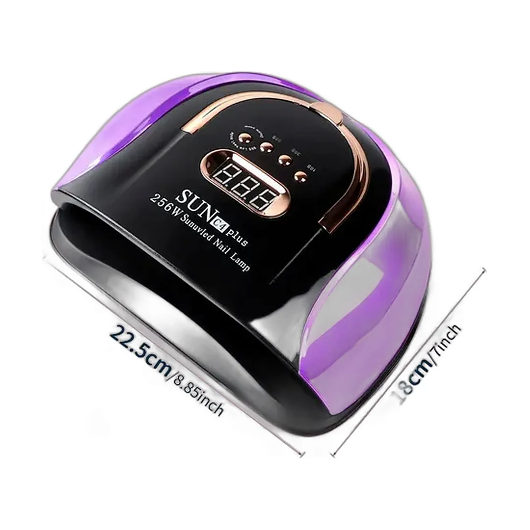 Lámpara para uñas LED UV 288 W con temporizador