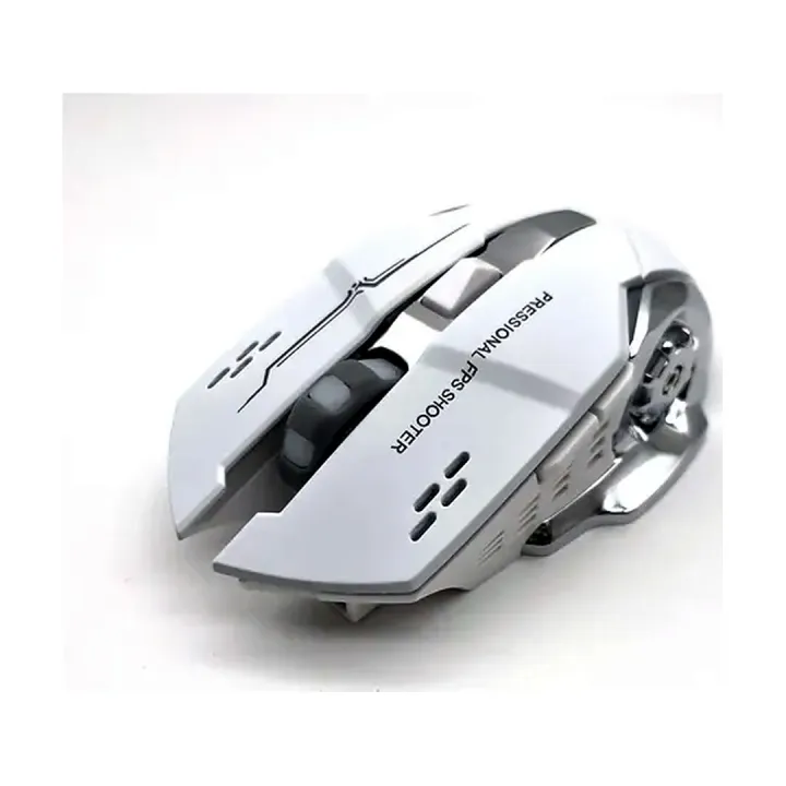 Mouse ergonómico color blanco